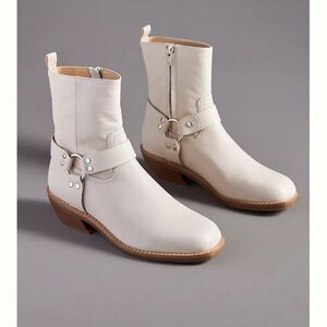 Silent D Moto Boots Cream